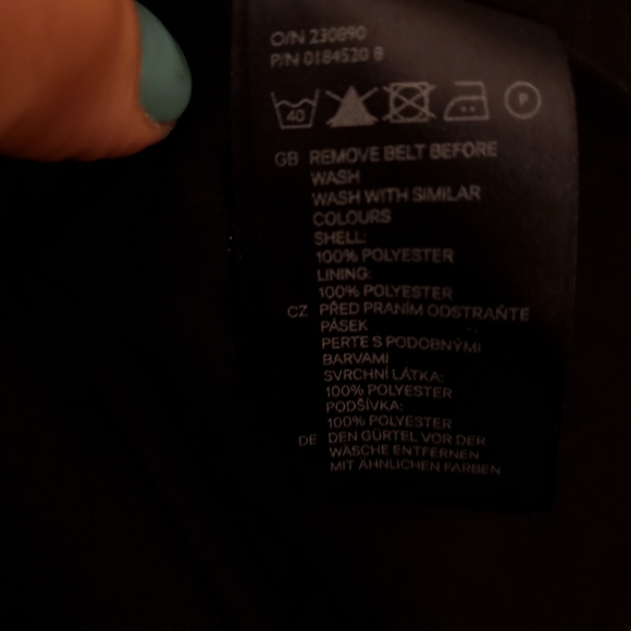 H&M Leopard/ Camo Sheer Safari Dress - Picture 11 of 12